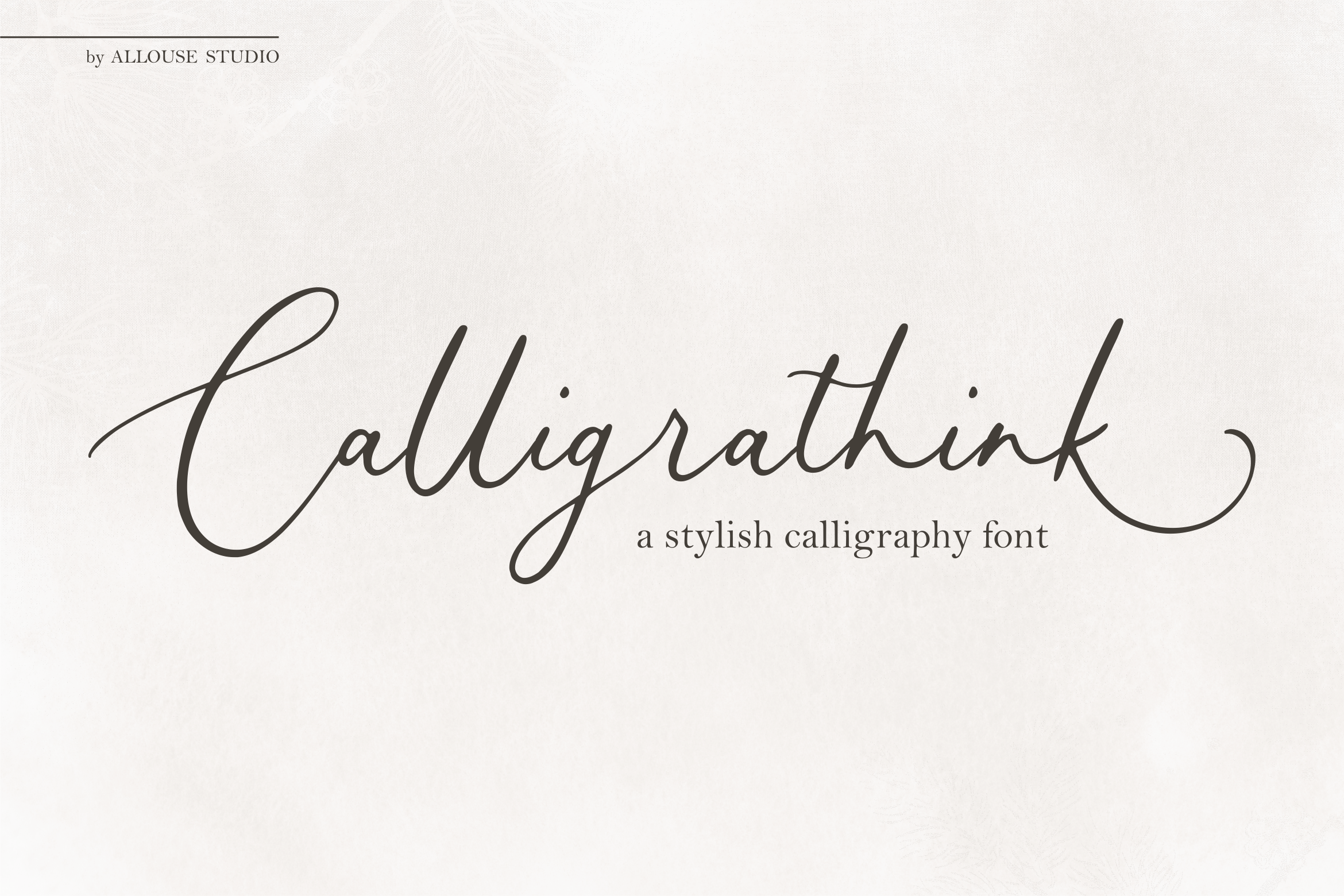 Calligrathink A Stylish Calligraphy | Creative Market