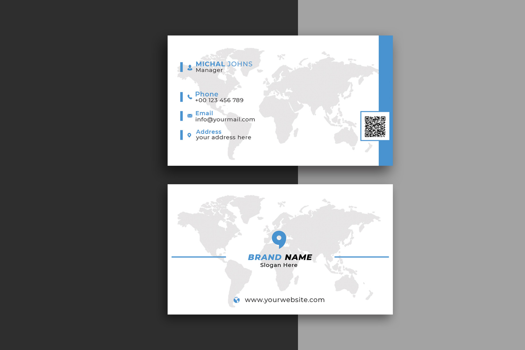 Corporate Business Card Template | Creative Market