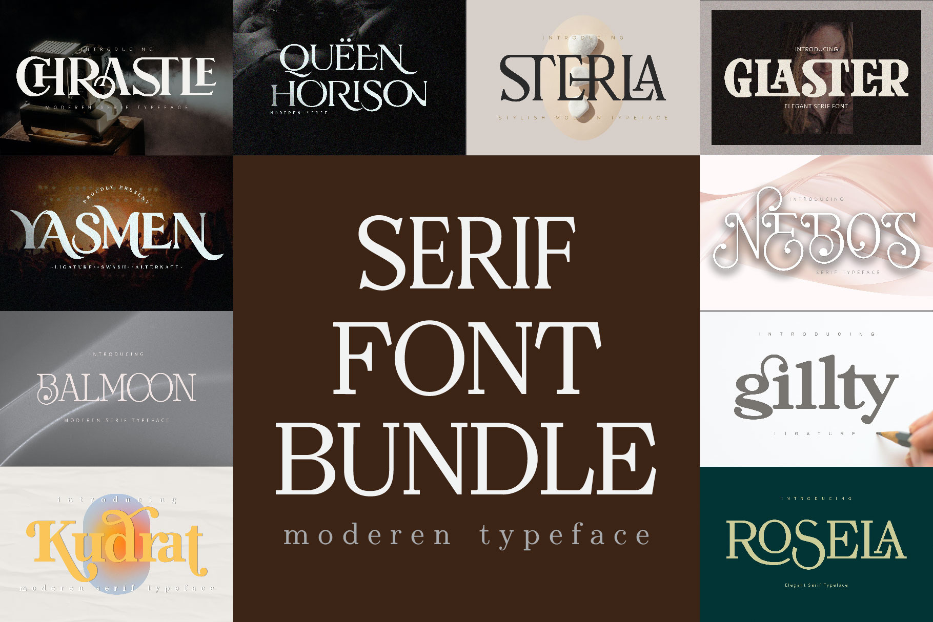 Serif Font Bundle | Serif Fonts ~ Creative Market