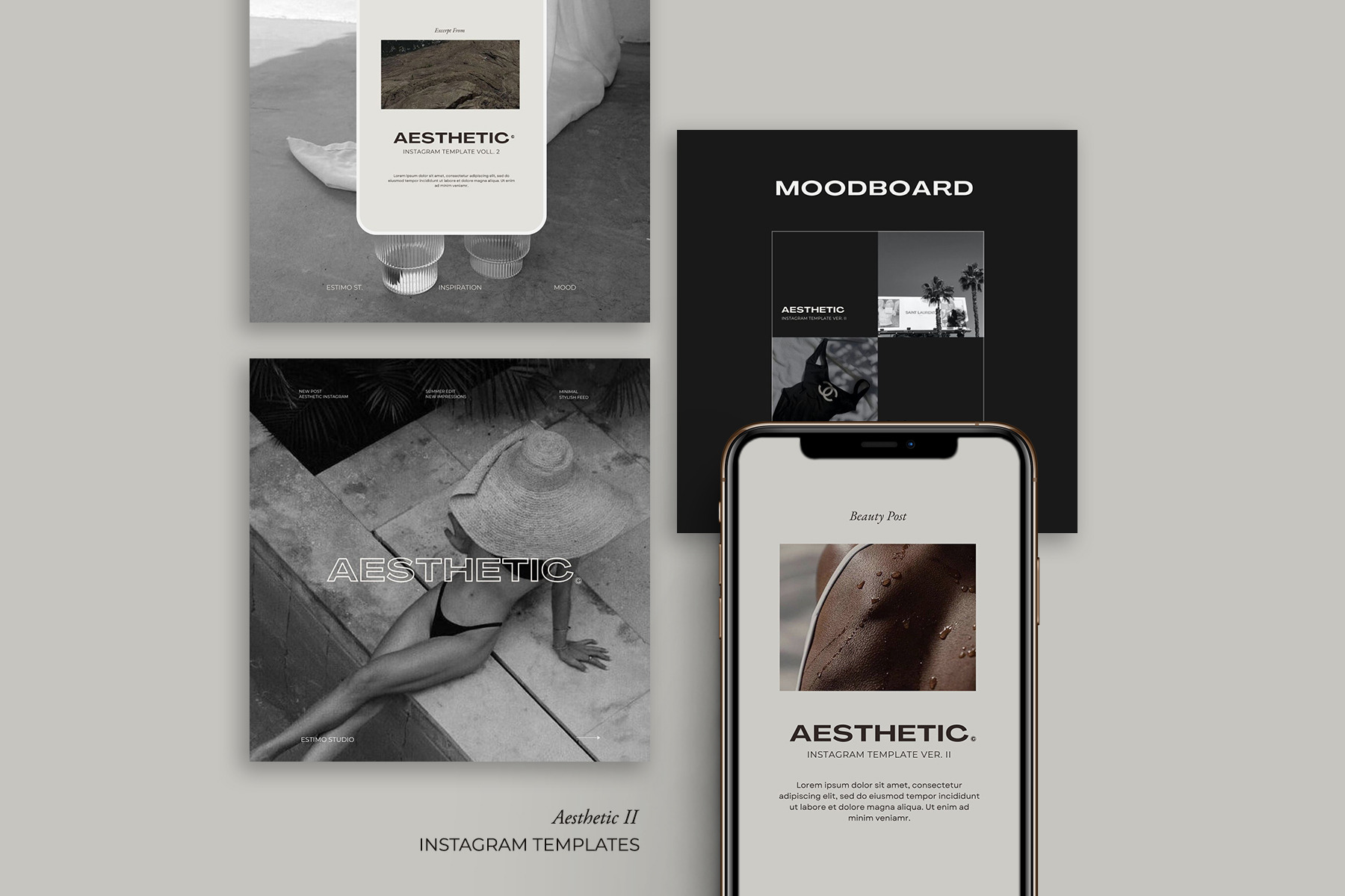 Với Canva Instagram aesthetic template, bạn sẽ luôn có được bố cục đẹp mắt, chuyên nghiệp và mang tính cá nhân hóa, giúp cho trang cá nhân của bạn nổi bật ở mức cao nhất. Bạn sẽ không còn phải lo lắng về việc thiết kế ảnh, mà chỉ cần chọn mẫu như ý và thêm ảnh của mình.