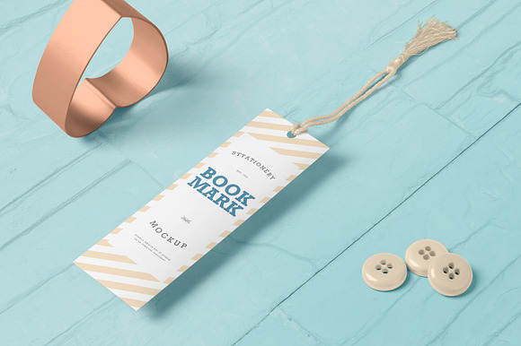 2 x 7 Bookmark With Tassel Mockup, Compatible W/ Affinity Designer By  ariodsgn