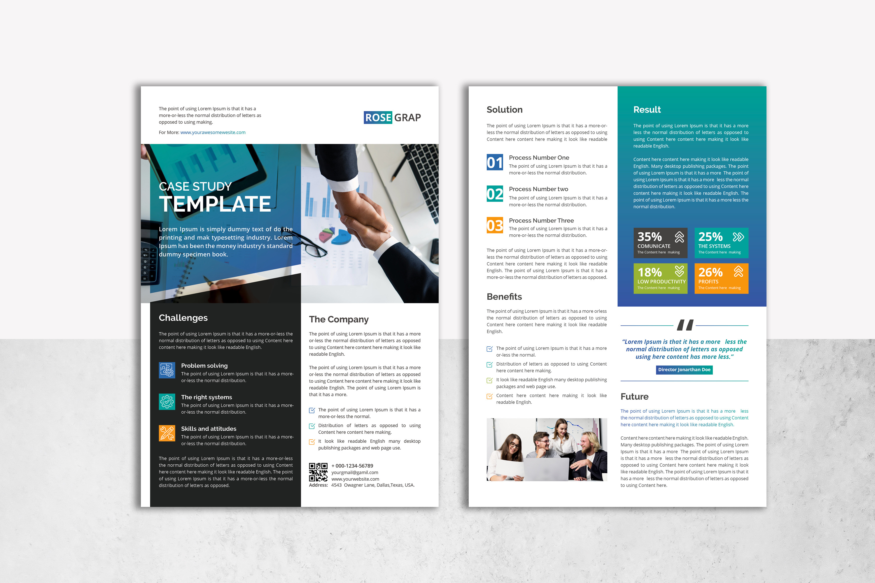 Case Study Template | Creative Market