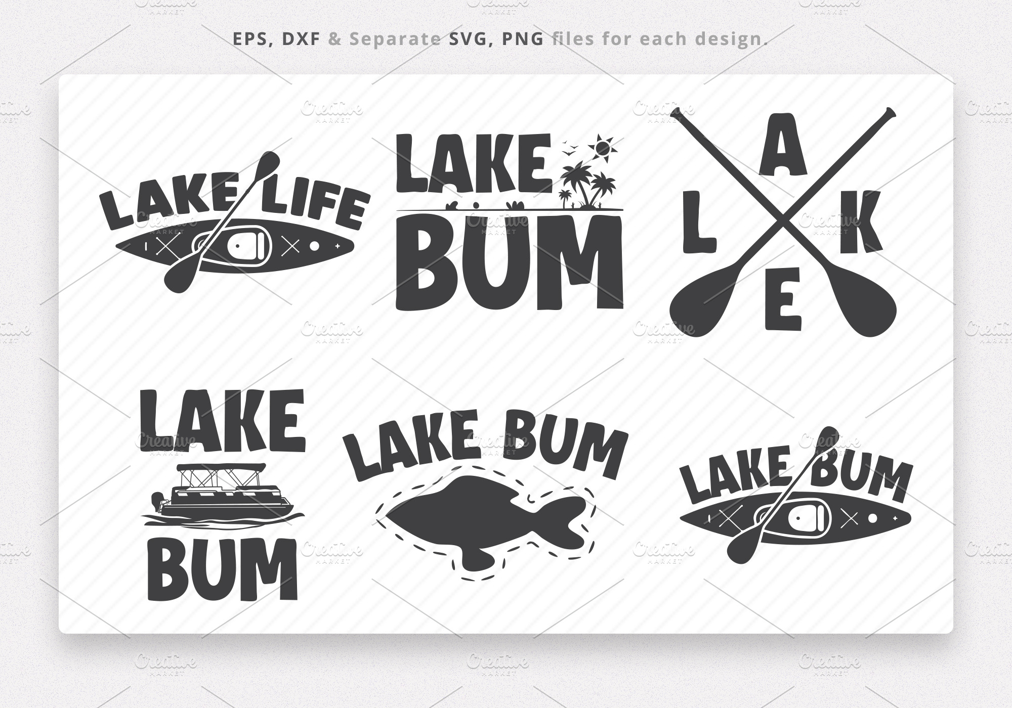 Lake SVG Bundle, Lake Life SVG | Creative Market