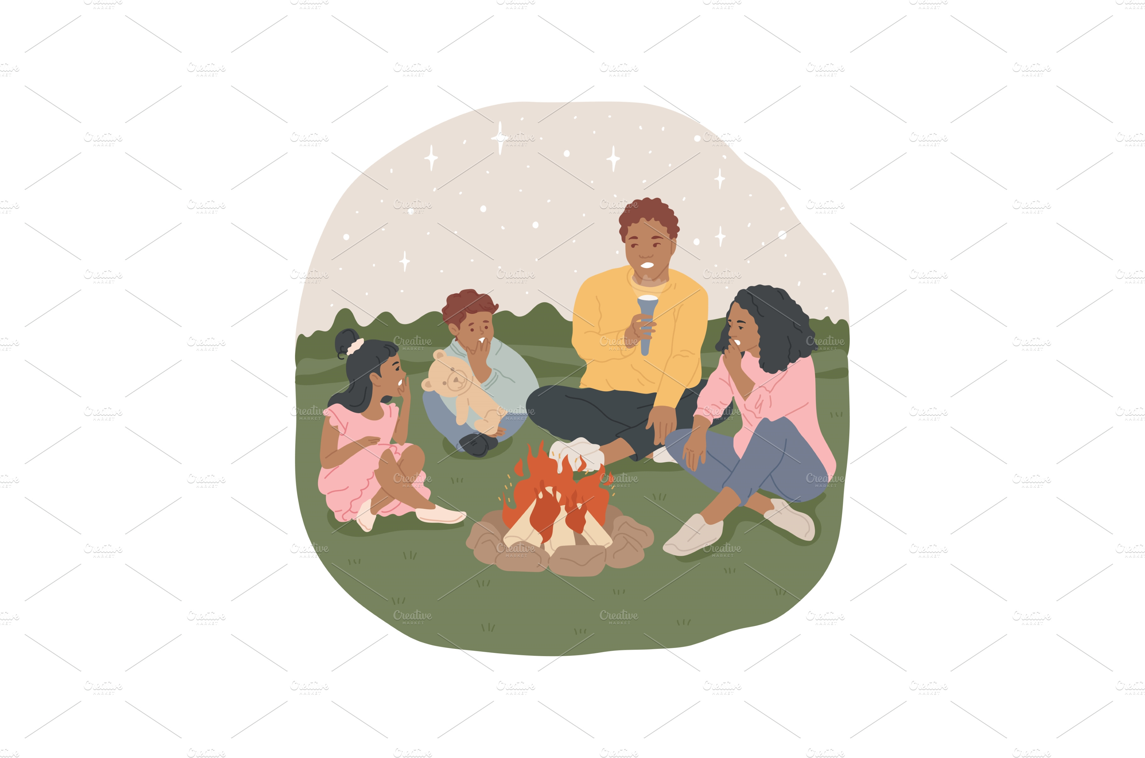 scary-campfire-stories-isolated-people-illustrations-creative-market