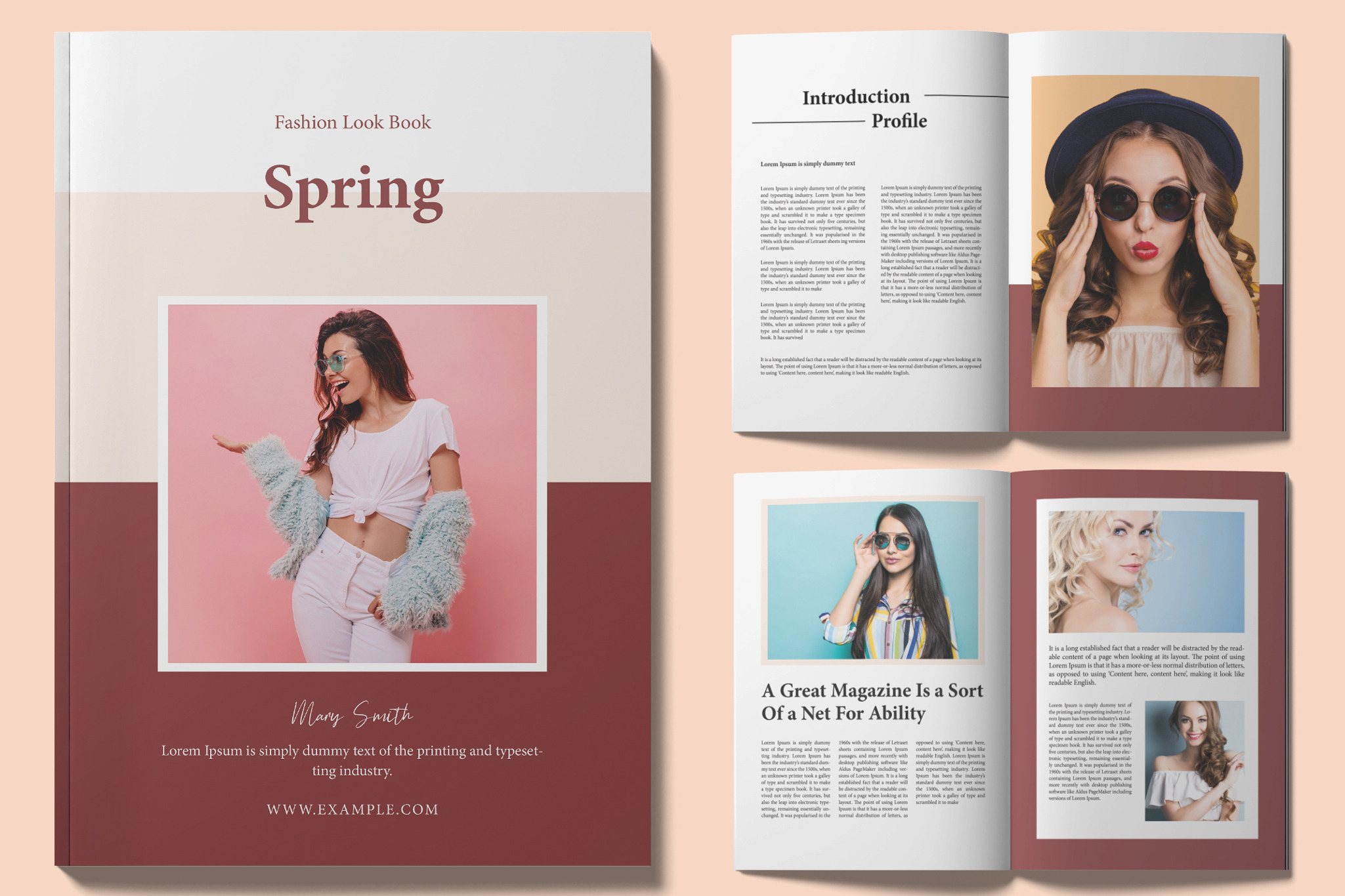 Fashion Magazine Template | Creative Market