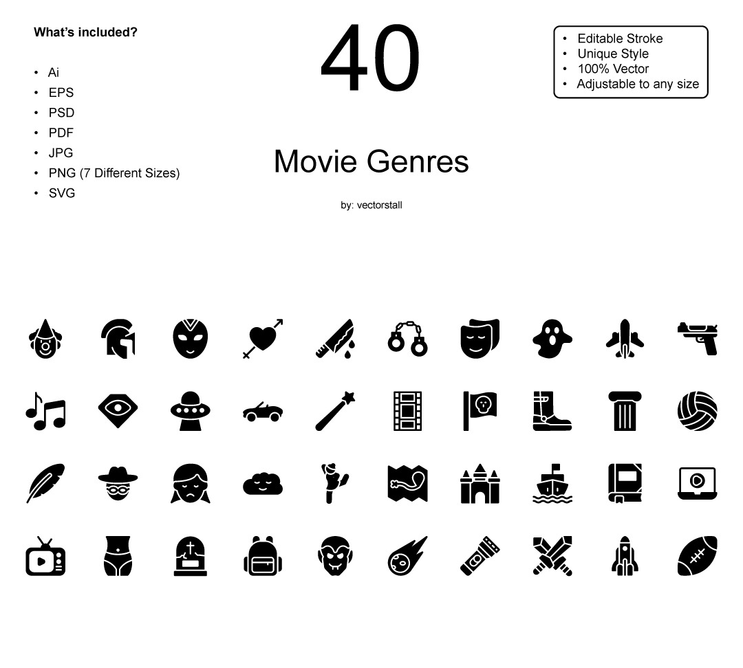 movie-genres-icons-creative-market