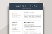 Executive resume template | Resume Templates ~ Creative Market