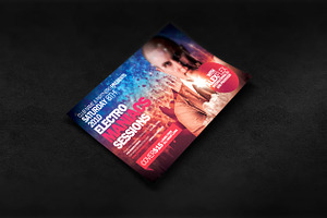 Download A3, Horizontal Poster Mockup | Creative Photoshop Templates ~ Creative Market