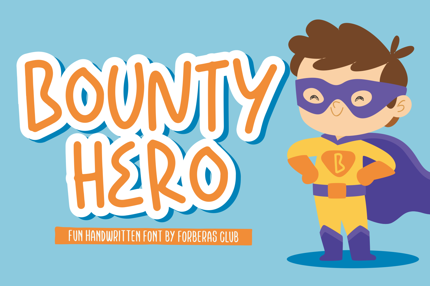 Bounty Hero, Handwritten Font