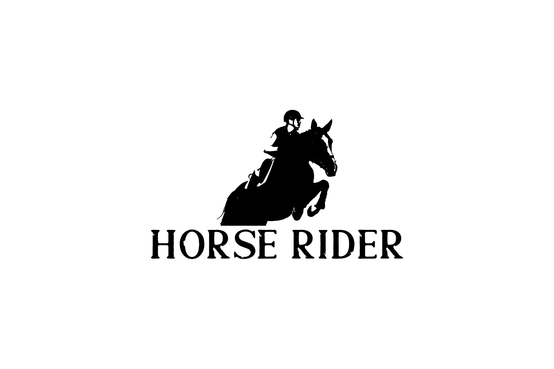 Horse Rider Logo Design Vector | Branding & Logo Templates ~ Creative ...