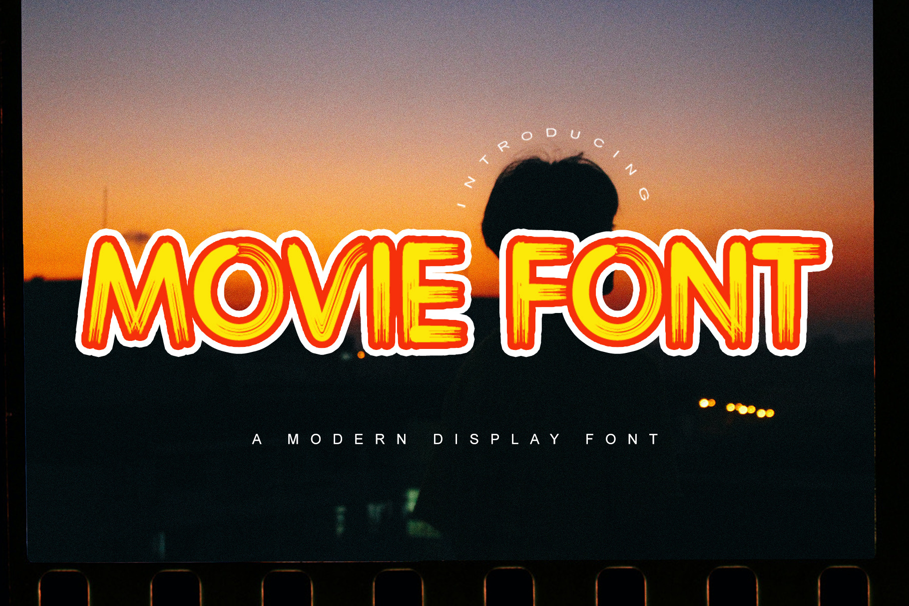 Movie Font inspired by comics | Creative Market