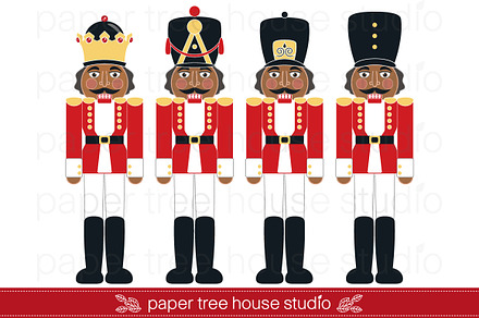 simple nutcracker clipart