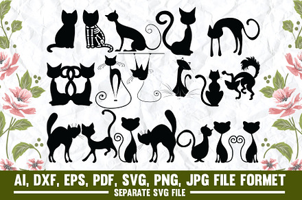 low poly love cats icon  Decorative Illustrations ~ Creative Market