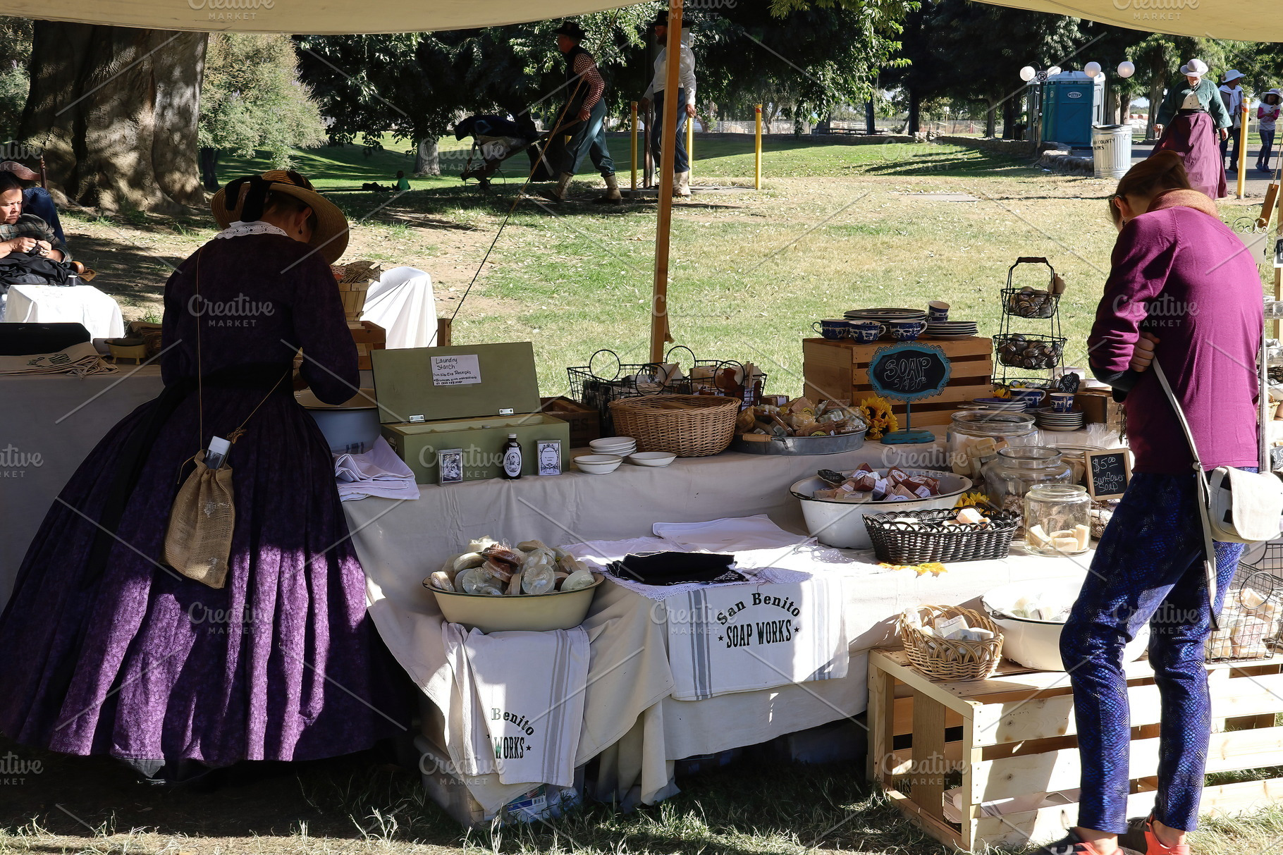 Civil War Reenactment Fresno California | Arts & Entertainment Stock