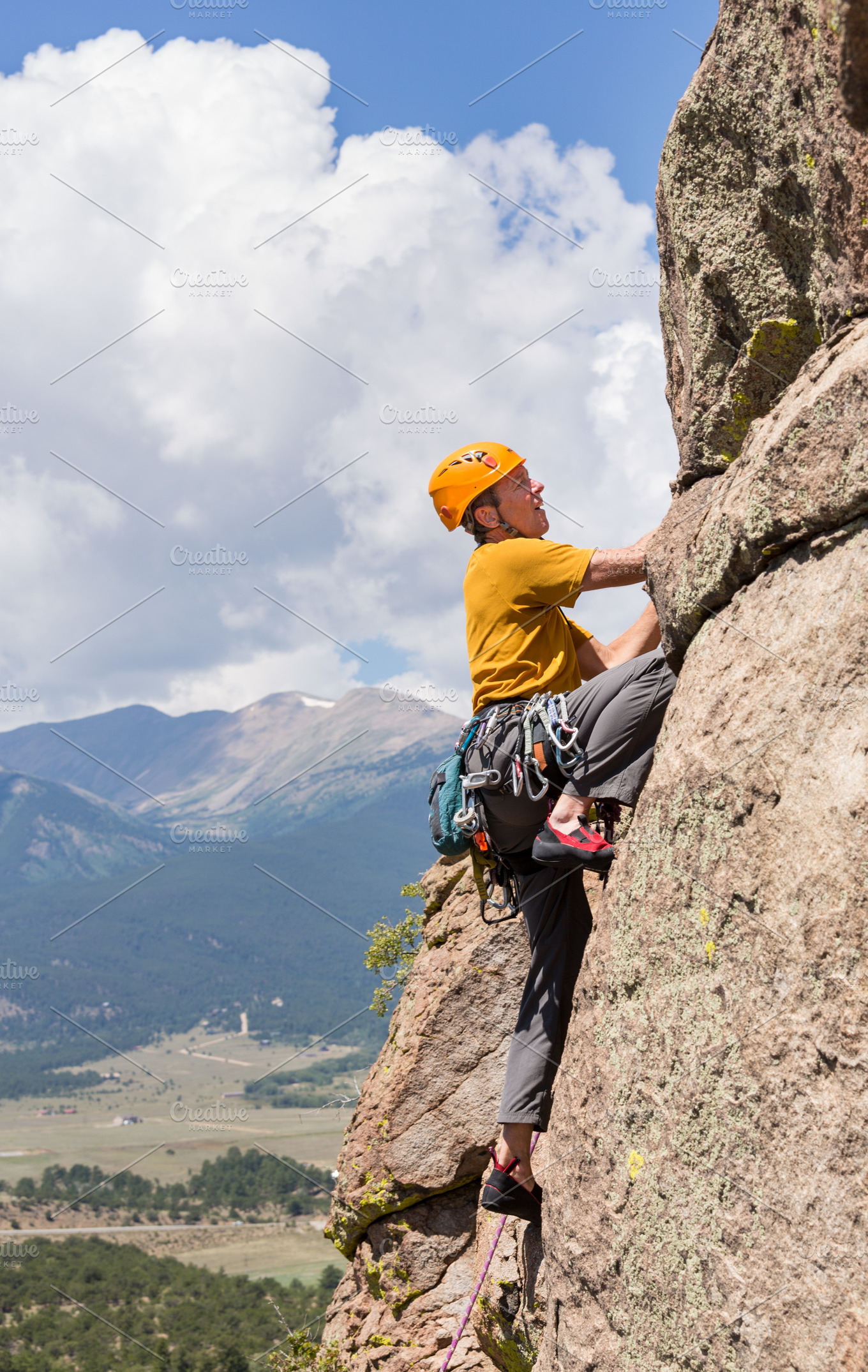 Rock climbing in Colorado HighQuality Sports Stock Photos Creative