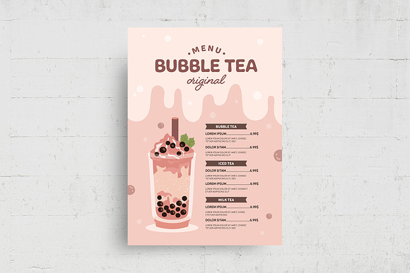 Boba Menu Templates - PhotoADKing