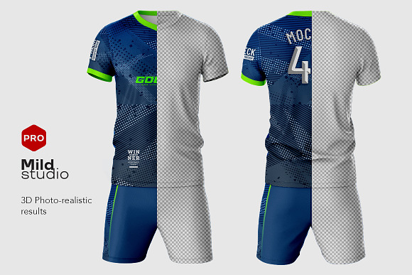 V-Neck Soccer Jersey Mockup by Yura_Kobitovich