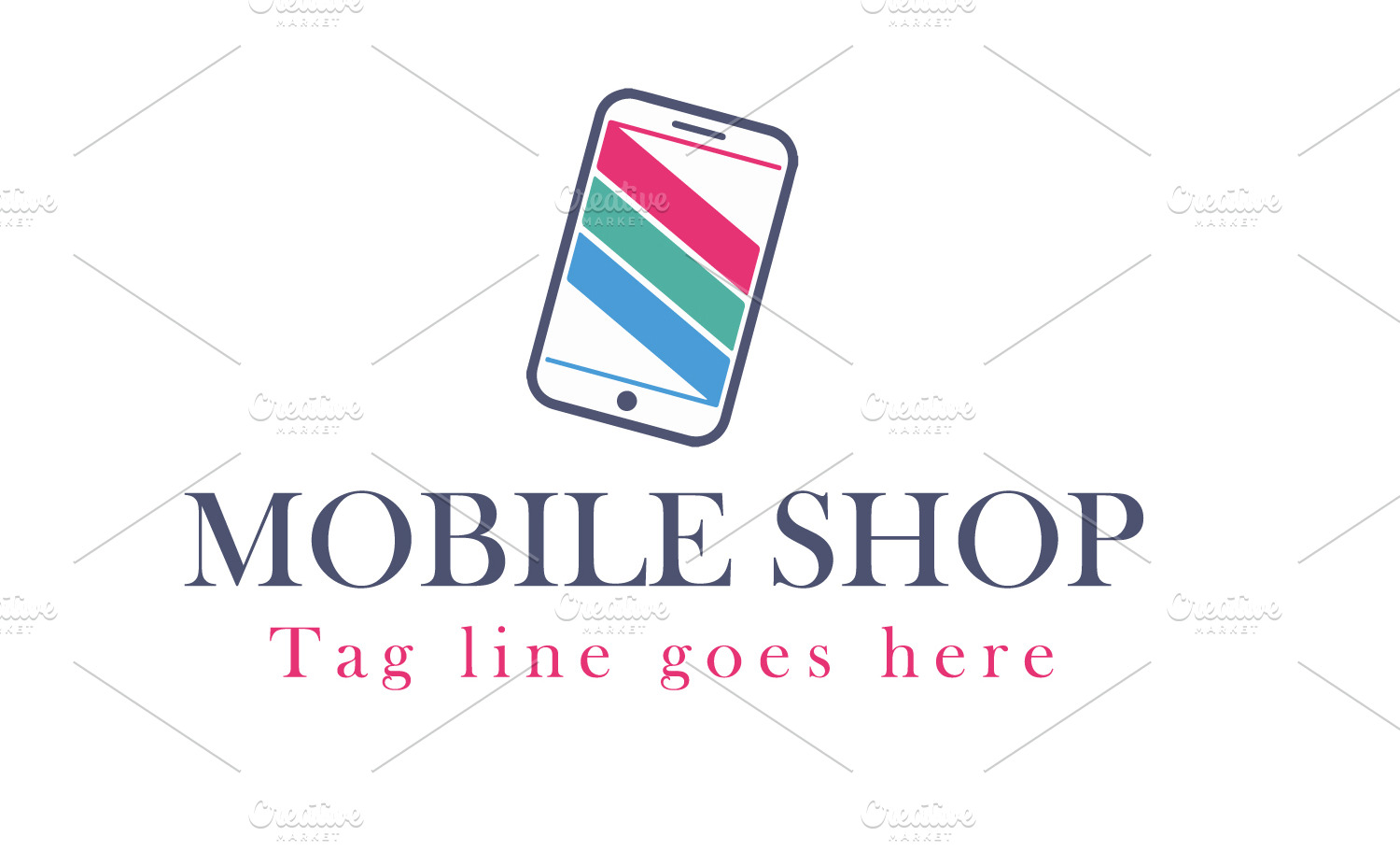 Mobile Shop logo | Branding & Logo Templates ~ Creative Market