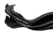 Black fabric flying in the wind | Photoshop Graphics ~ Creative Market