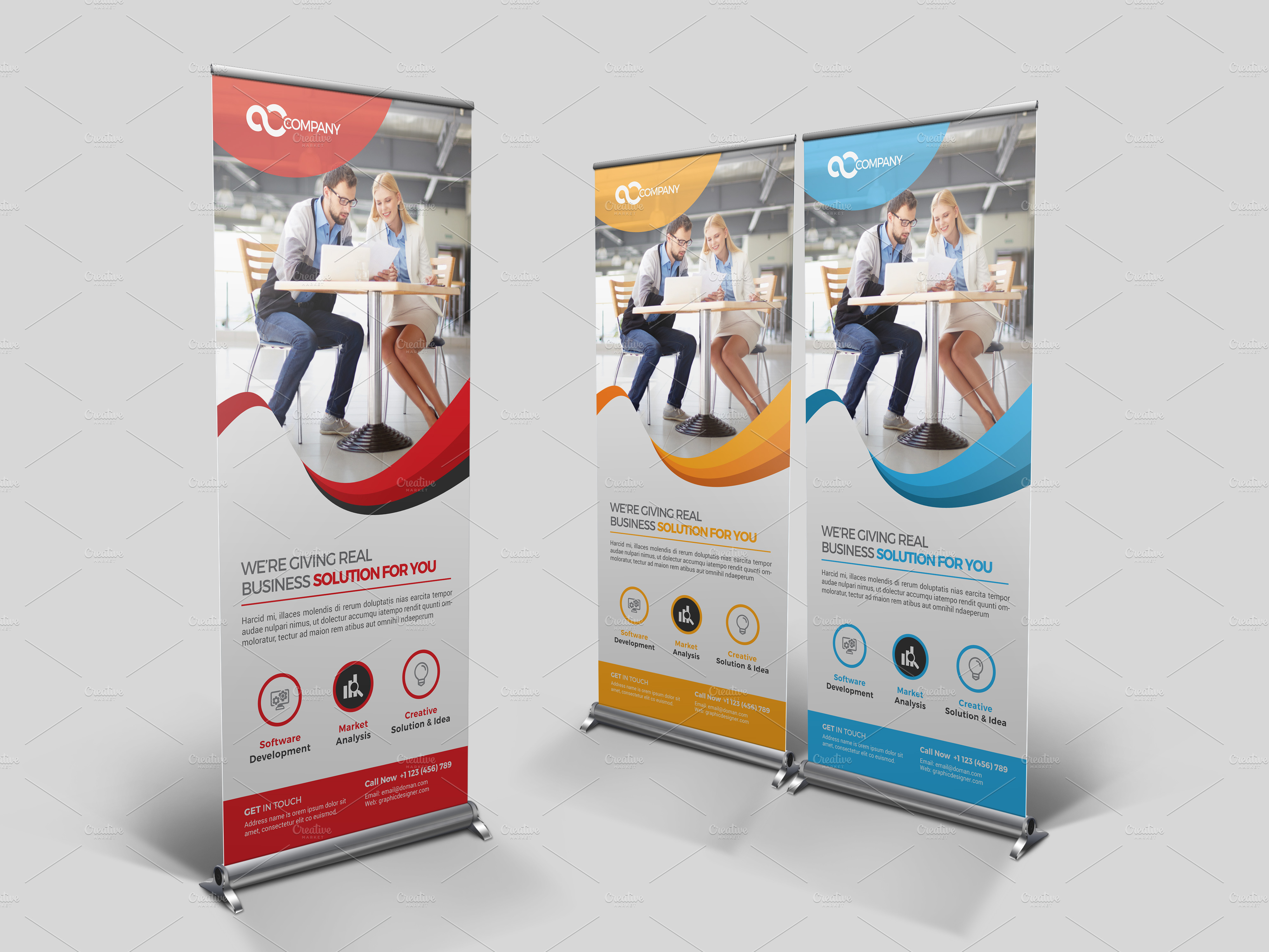 Multipurpose Roll Up Banner | Flyer Templates ~ Creative Market