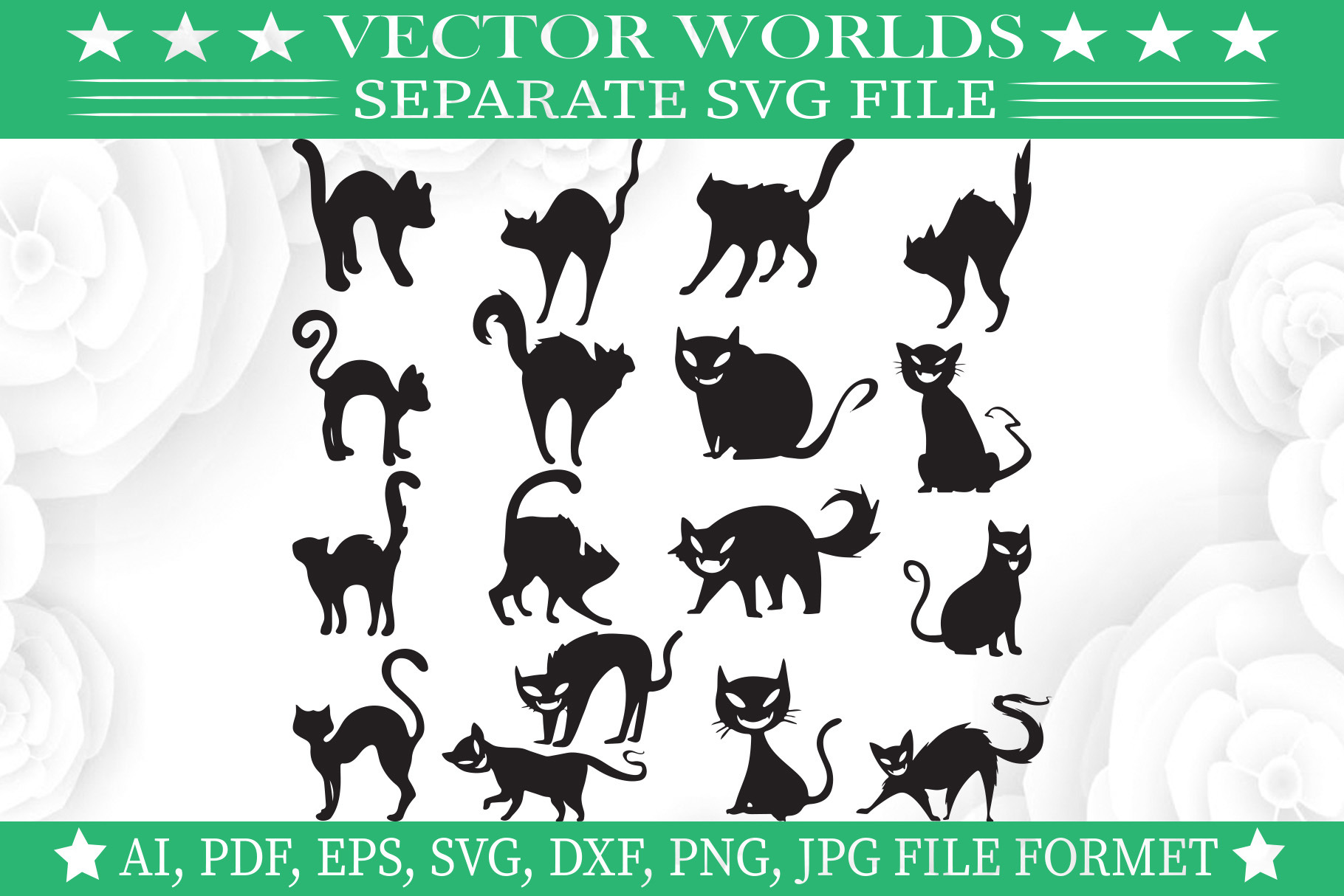 Spooky Cat Svg, Spooky, Cat Svg | Graphic Objects ~ Creative Market