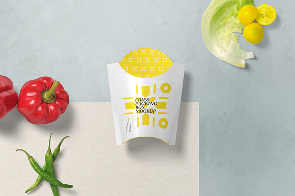 French Fries Packaging Mockup  Packaging Mockups ~ Creative Market