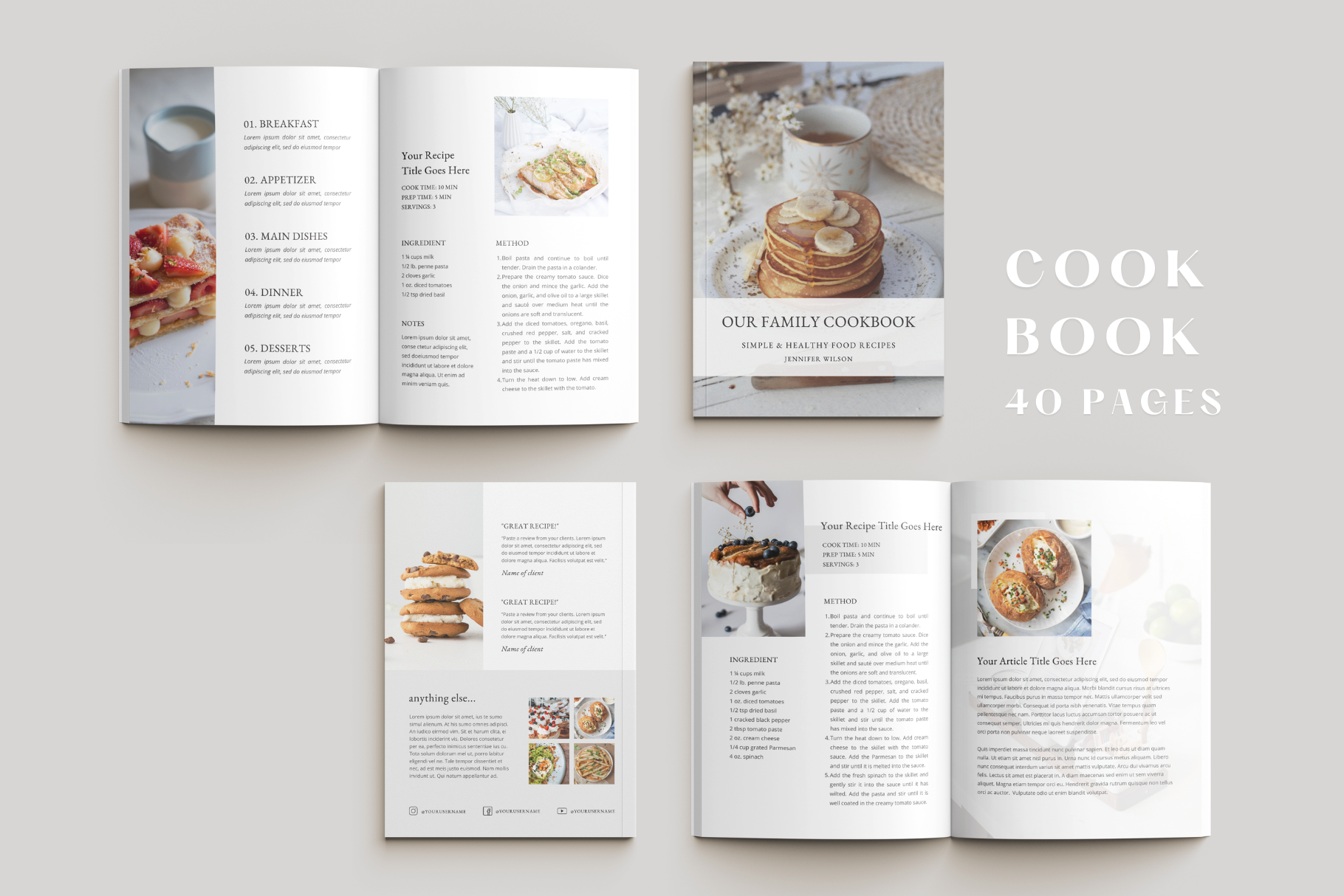 how to make an *aesthetic* recipe book // baking 02 