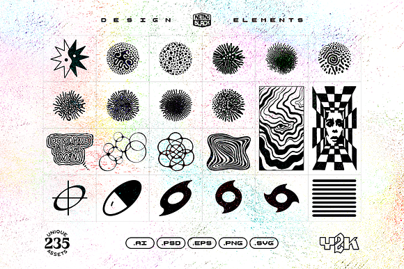 Y2K symbols. Retro star icons  Illustrations ~ Creative Market