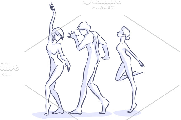 Modern dance | Illustrations ~ Creative Market