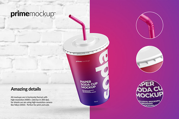 Flat Lid Large Plastic Cup Mockup – PMVCH