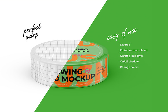 Snus Chewing Tobacco Can Mockup - 4 PSD