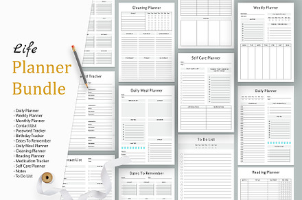 Printable ADHD Life Planner || The Clarity Planner w/ Editable Canva  Template — the centered life co.