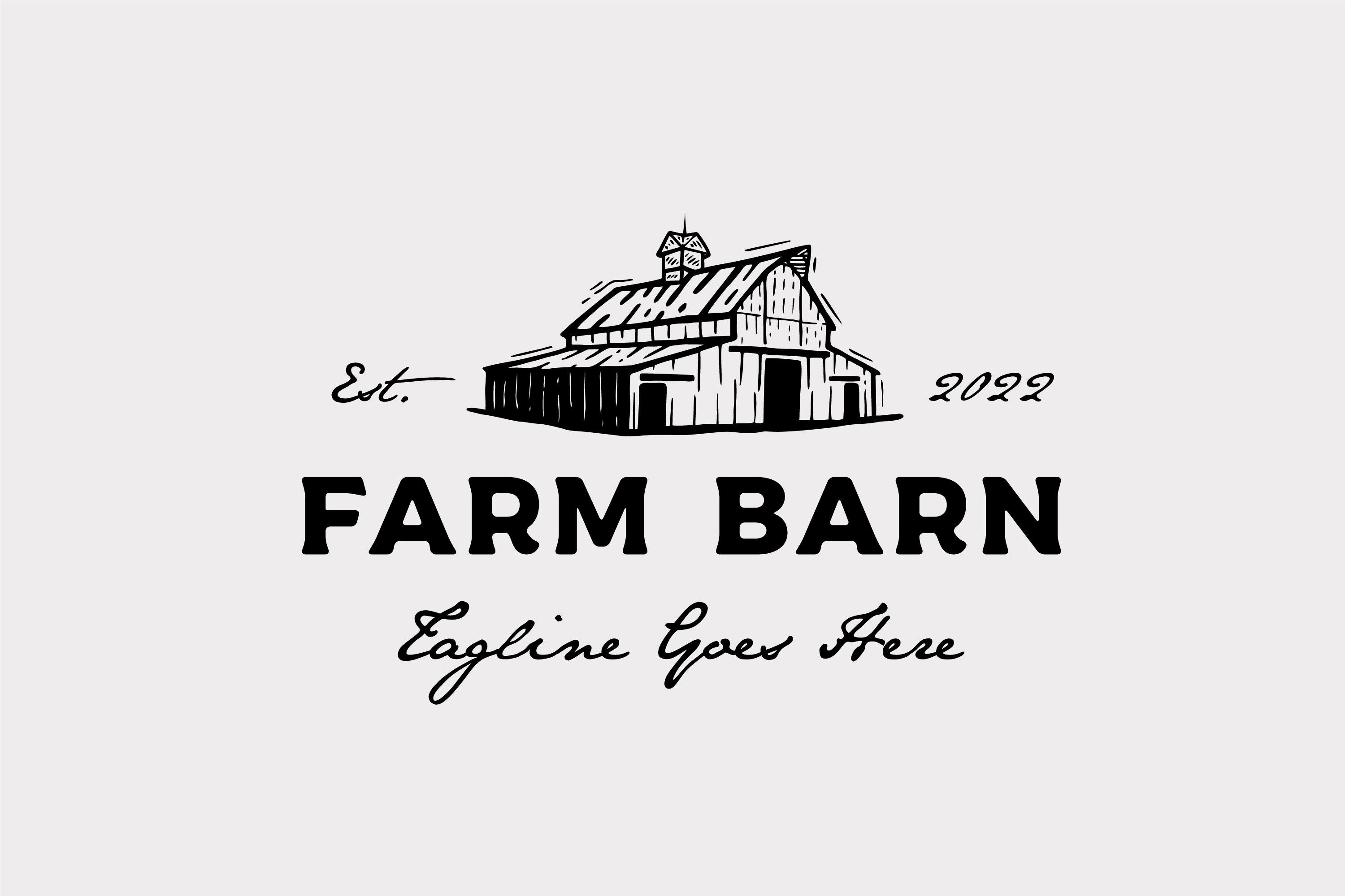 Vintage farm barn logo design | Branding & Logo Templates ~ Creative Market