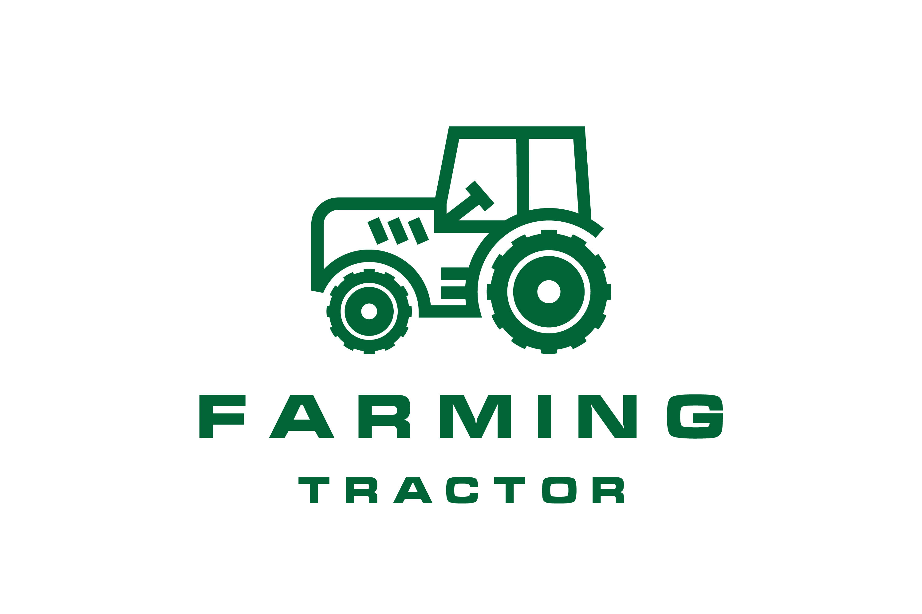 Tractor Farm Agriculture Logo | Illustrator Templates ~ Creative Market