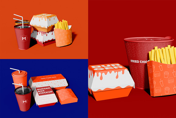 French Fries Packaging Mockup  Packaging Mockups ~ Creative Market