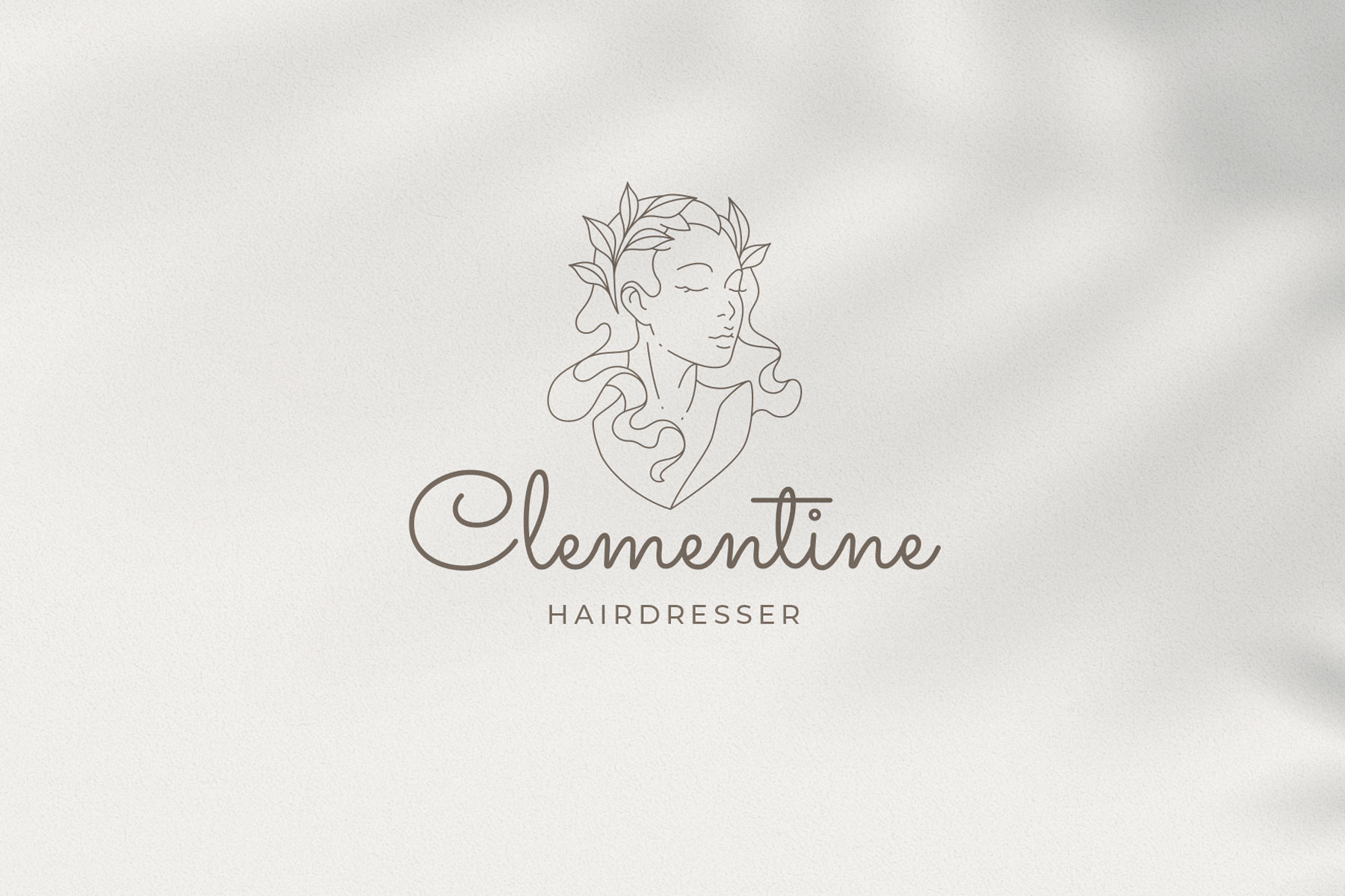 Dreaming woman portrait logotype | Branding & Logo Templates ~ Creative ...