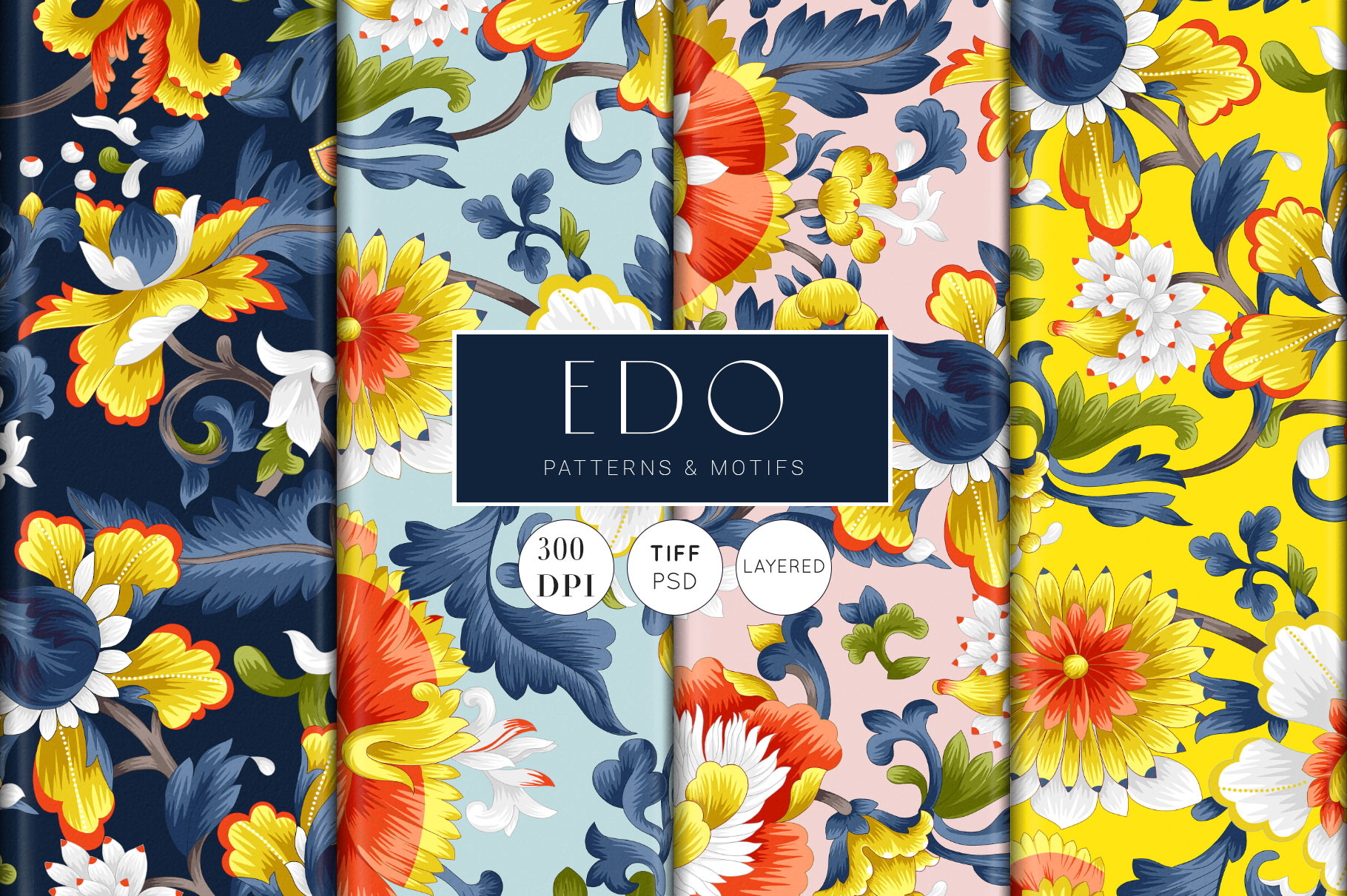 Edo, Luxury Pattern designs! | Graphic Patterns ~ Creative Market