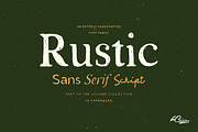 Rustic - 13 Handcrafted Fonts | Handwriting Fonts ~ Creative Market