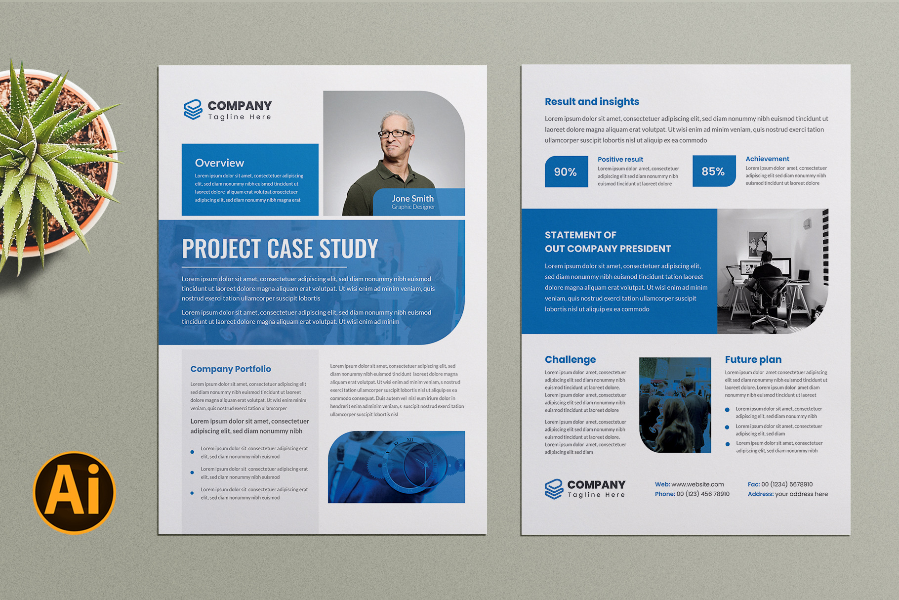 Case Study Template | Creative Market