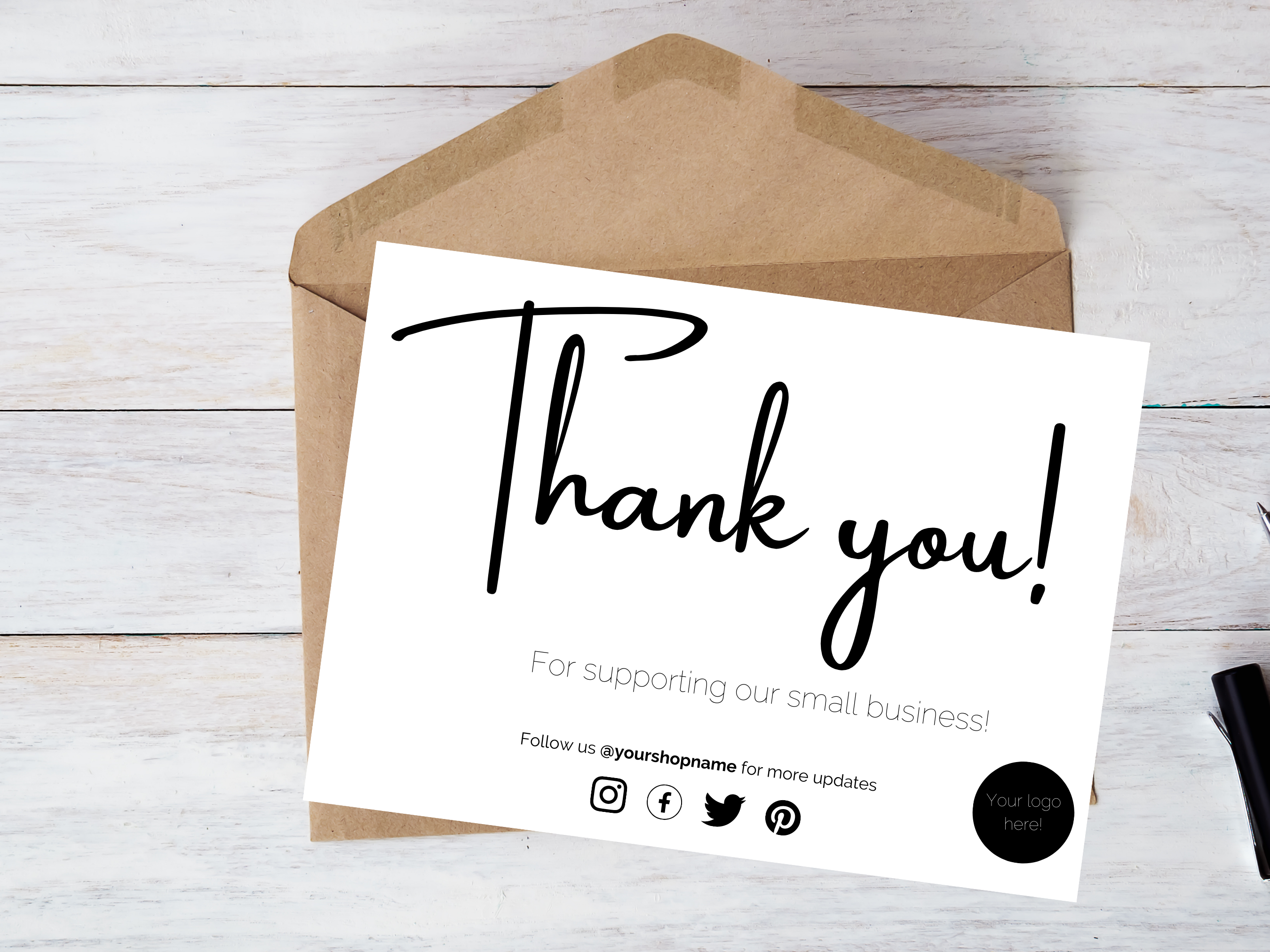 Business Thank You Card | Creative Market