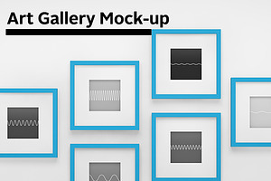 Download Art Gallery Mock Up Creative Photoshop Templates Creative Market