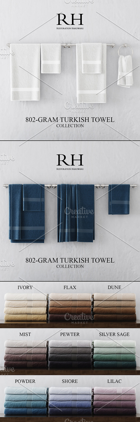 802-Gram Turkish Towel Collection