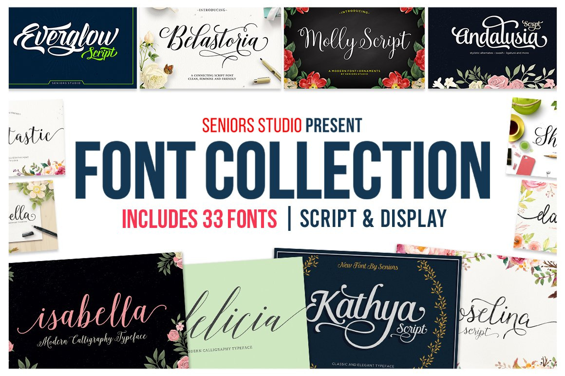 A Fabulous Collection of Free Script Fonts - The Cottage Market