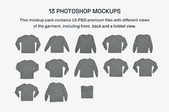 Long Sleeve Shirt Mockup - Free Vectors & PSDs to Download