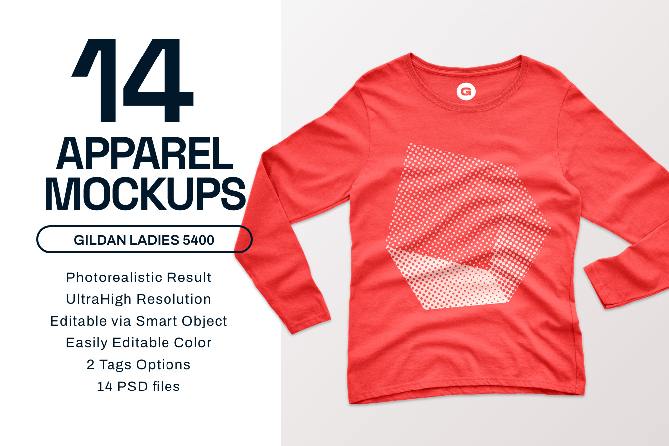 Gildan Ladies LongSleeve Mockups | Shirt Mockups ~ Creative Market