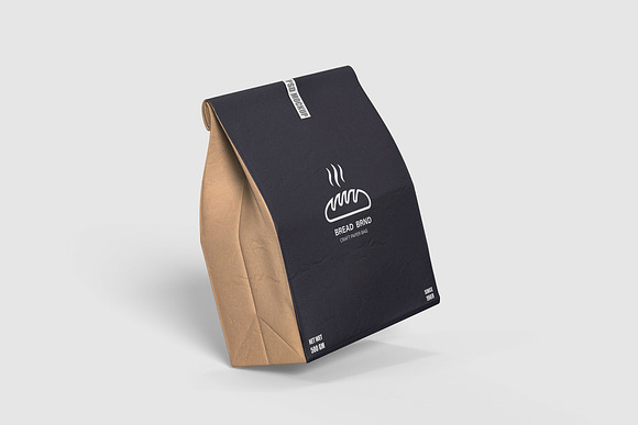 Kraft Paper Bakery Bag Mockup - Free Download Images High Quality