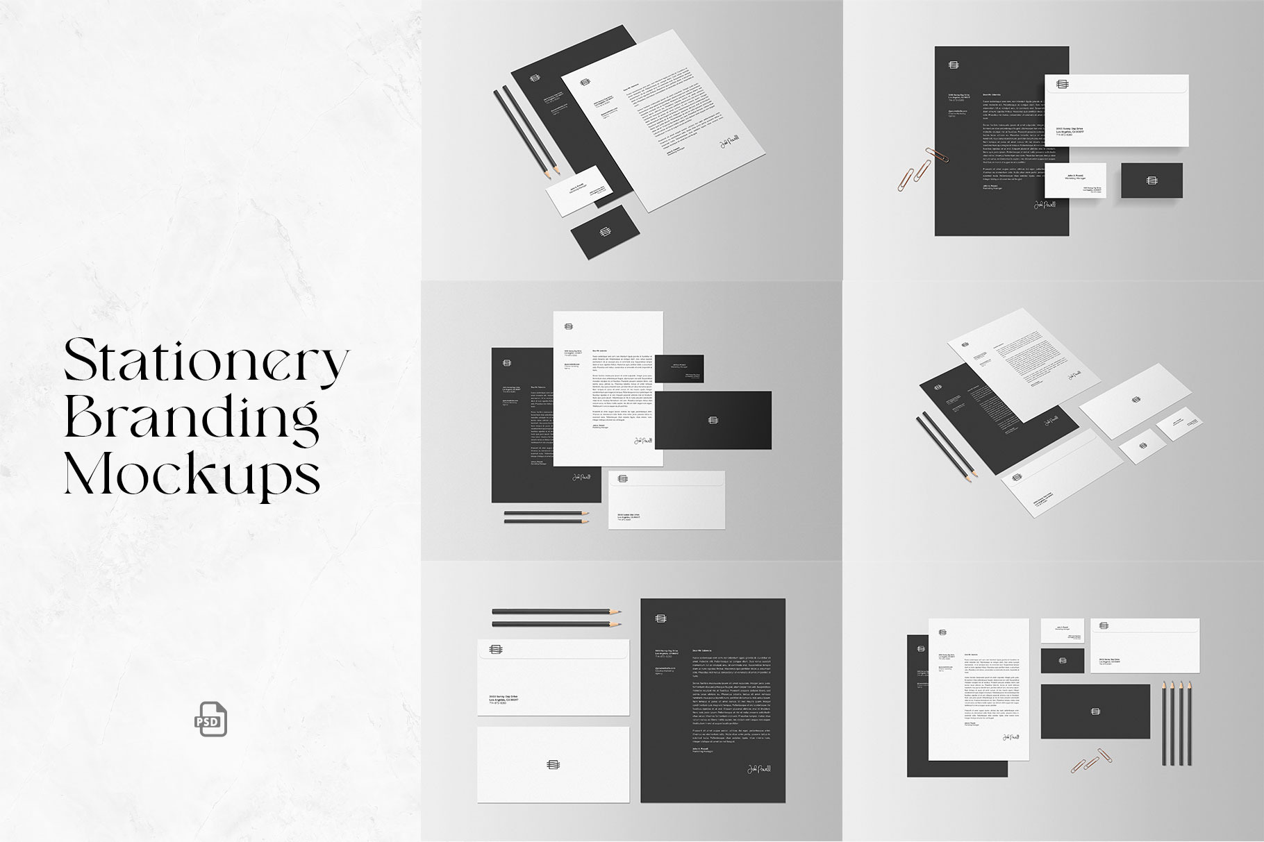 Stationery & Branding Mockups Vol.4