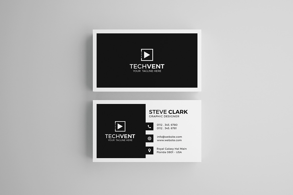 Modern Minimal Business Card | Business Card Templates ~ Creative Market