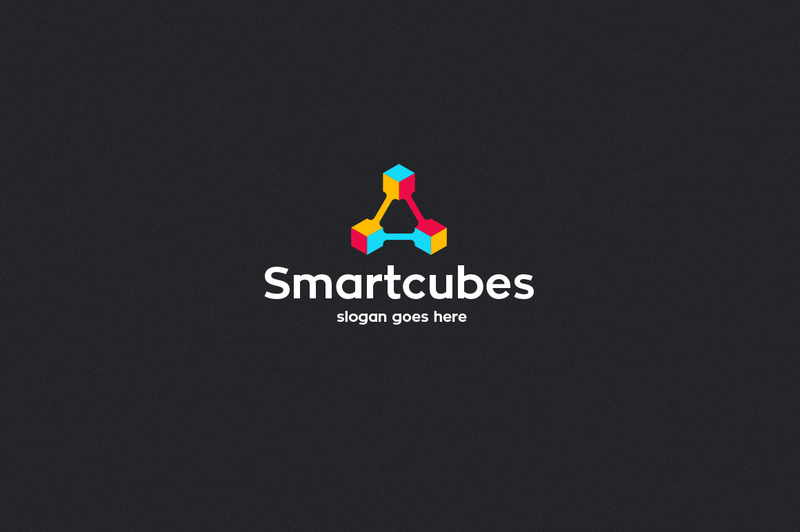 Smart Cubes Logo Template | Branding & Logo Templates ~ Creative Market