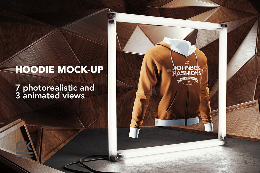 Download Women Hoodie Mock-up/Animated shots | Creative Photoshop Templates ~ Creative Market